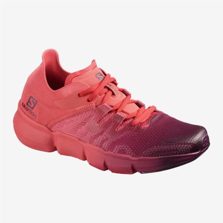 Salomon PREDICT RA W Womens Running Shoes Red UK EDYK